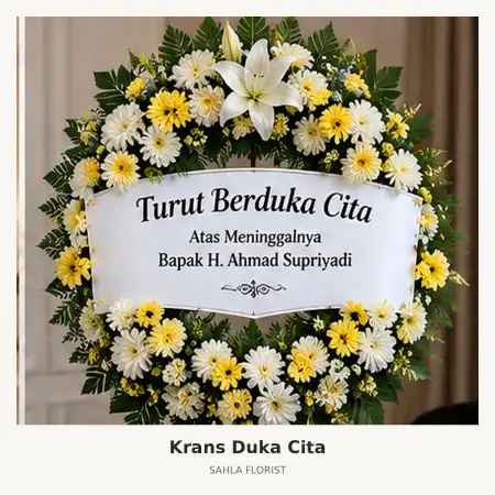 Krans Bunga Duka Kota
